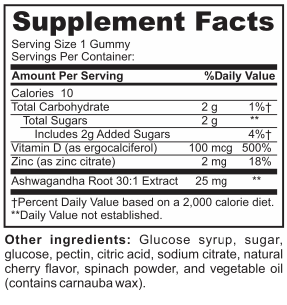 Ultimate Calm Ashwagandha Gummy