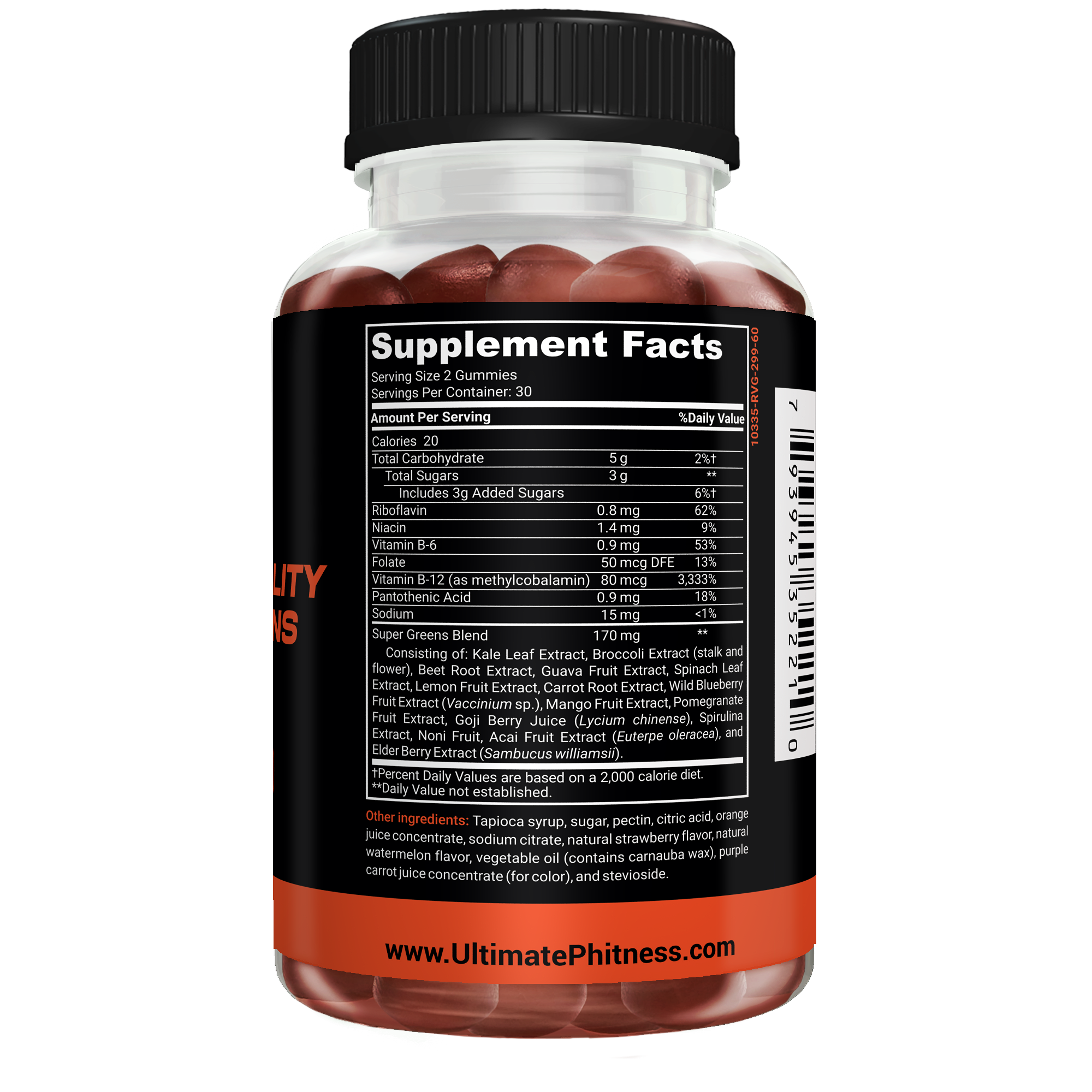 Ultimate Vitality Super Greens Gummy