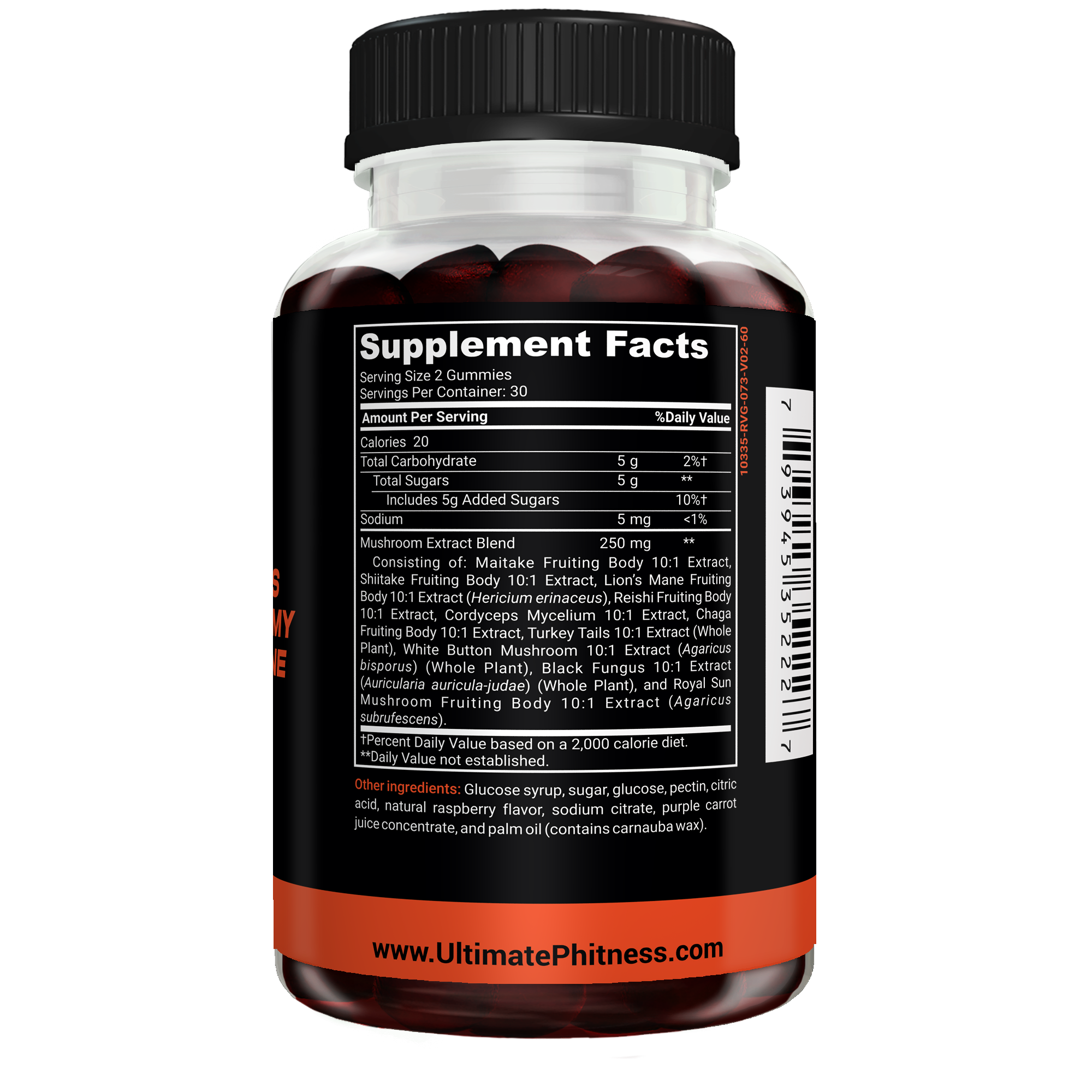 Ultimate Focus Mushroom Complex Gummy with Lion's Mane