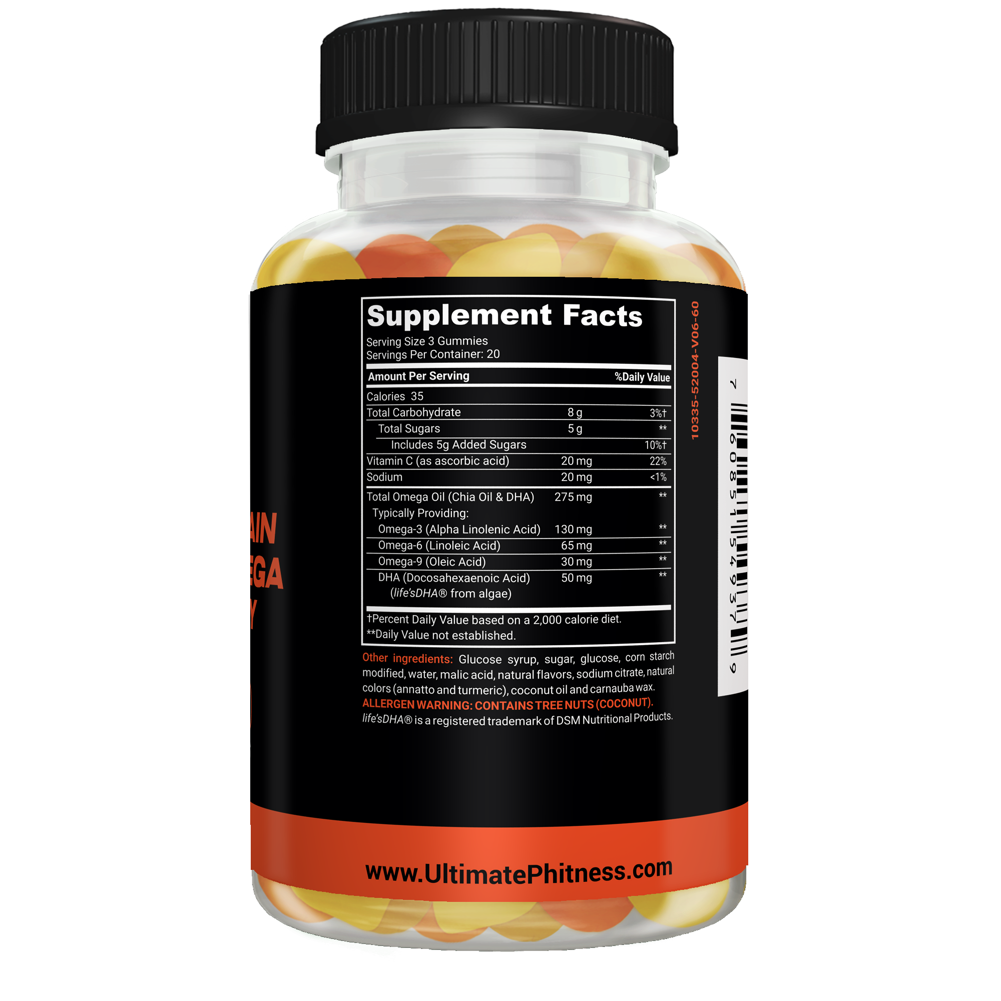 Ultimate Brain Support Omega DHA Gummy