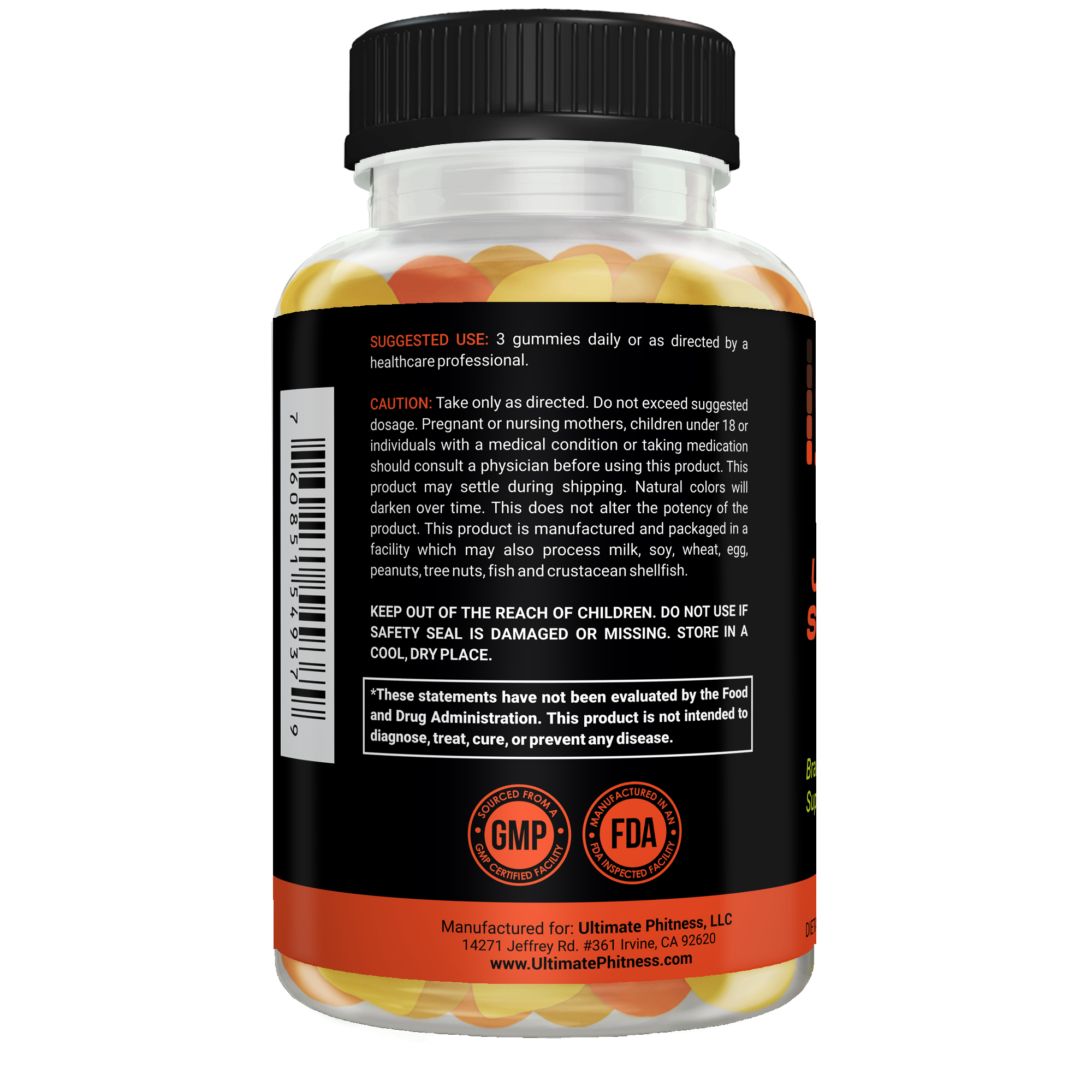 Ultimate Brain Support Omega DHA Gummy