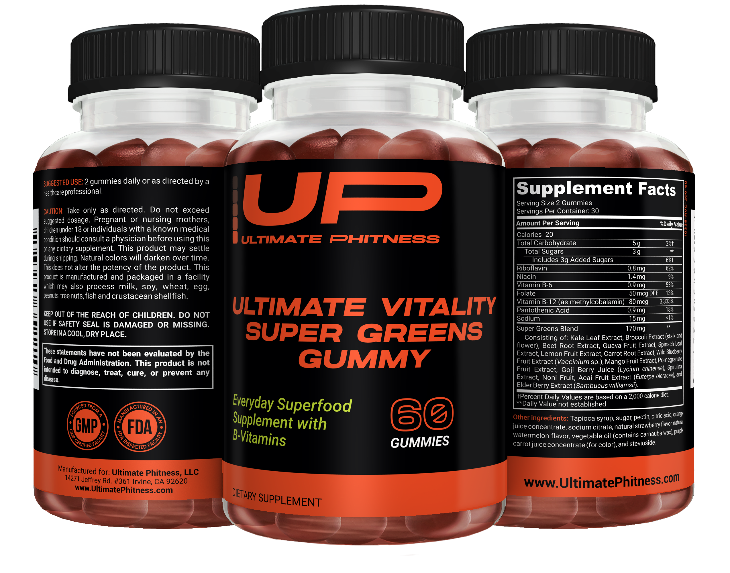 Ultimate Vitality Super Greens Gummy