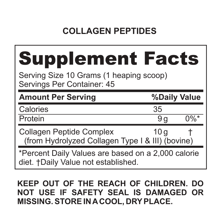 Hydrolyzed Collagen Peptides