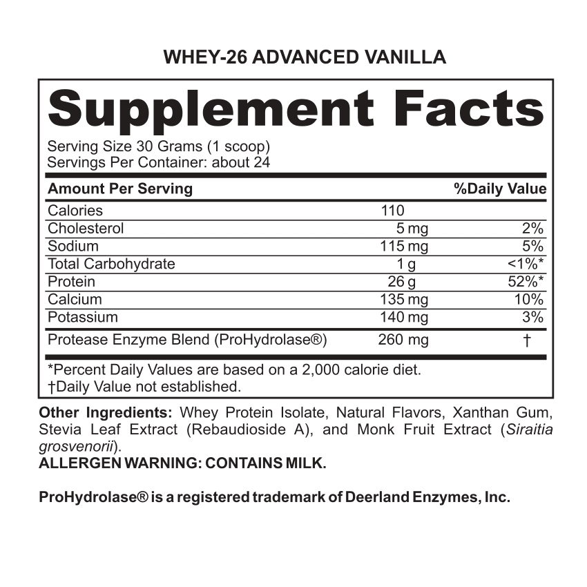 Ultimate 26 Advanced Whey Protein