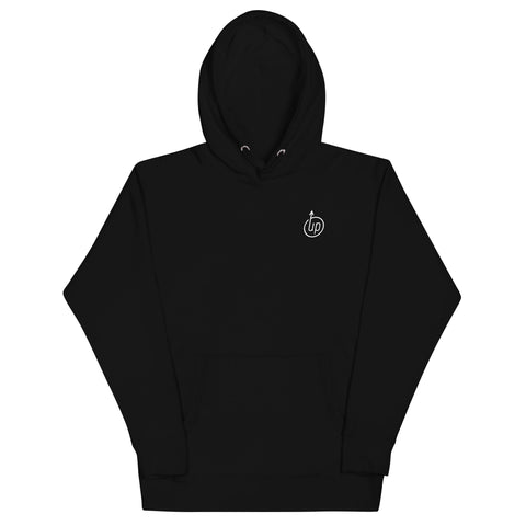 Unisex Hoodie - White with Front Symbol