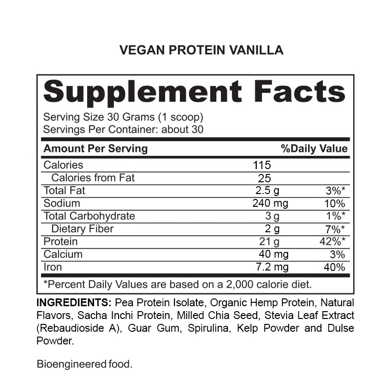 Vegan Protein (Vanilla)