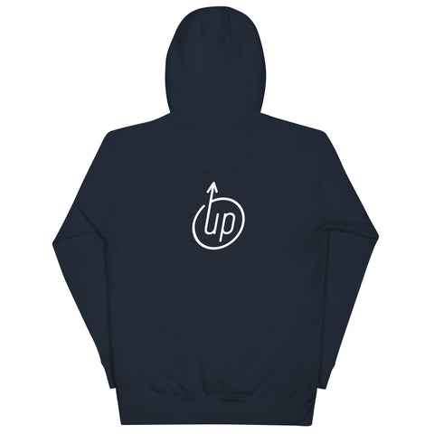 Unisex Hoodie - White with Full Logo